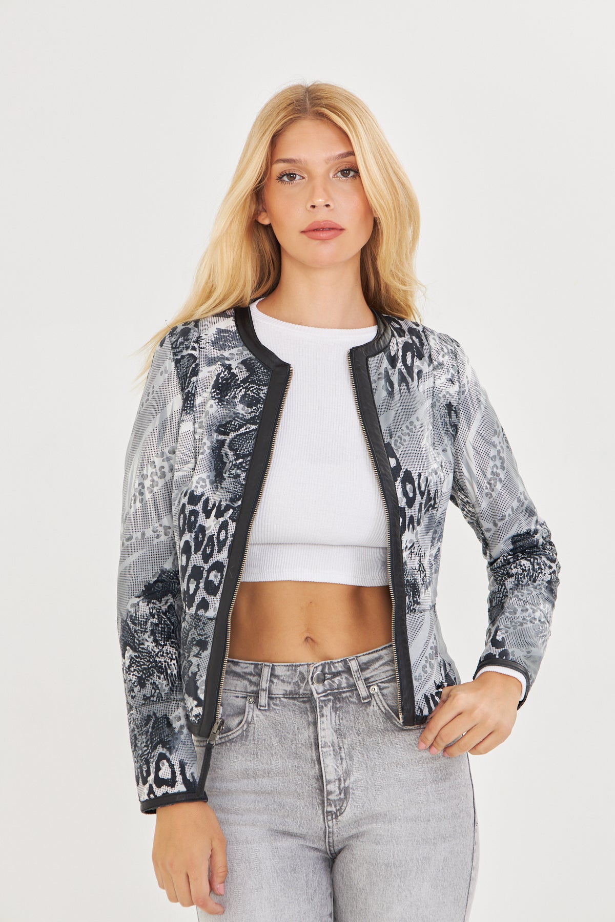 Women's Jumbo Genuine Lambskin Coat/Jacket BDC247 (Wide Fit)