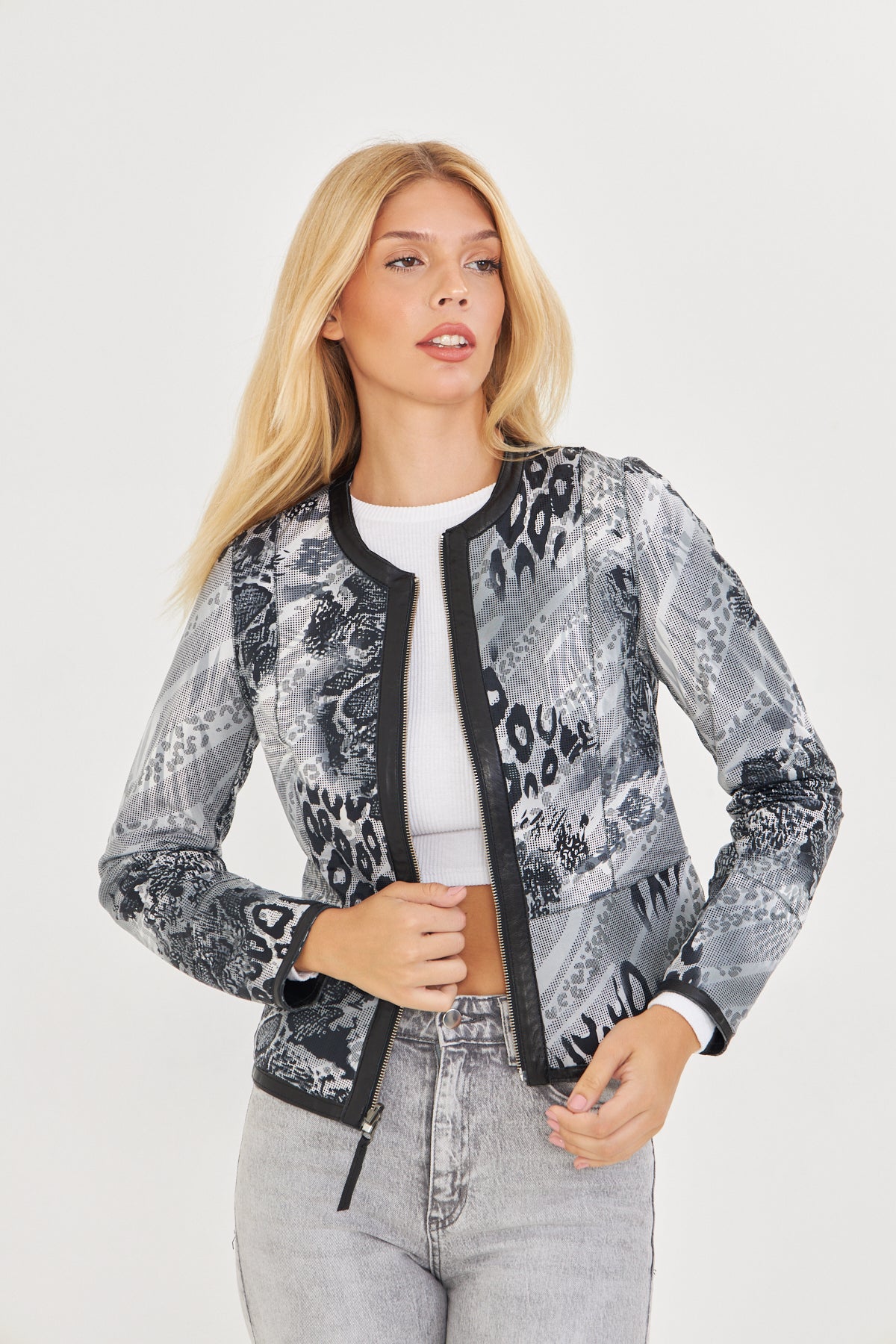 Women's Jumbo Genuine Lambskin Coat/Jacket BDC247 (Wide Fit)
