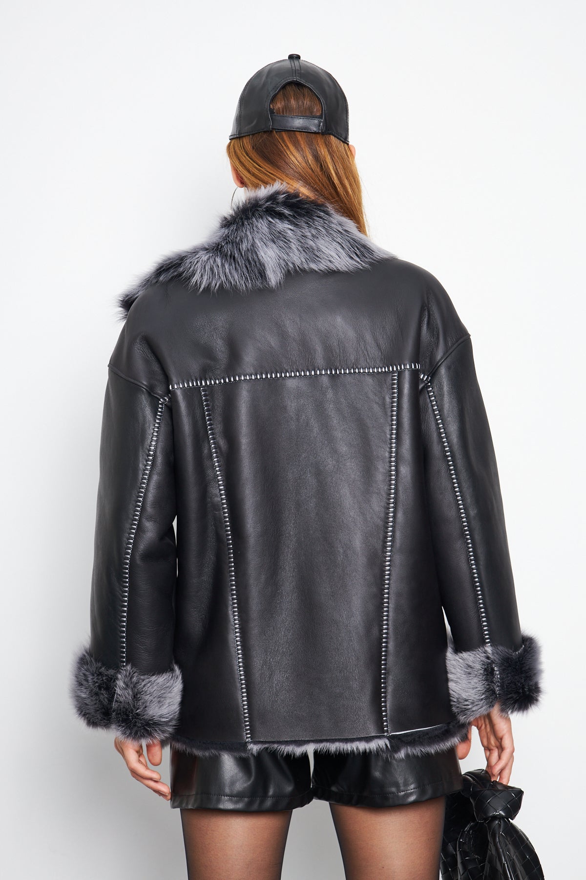 Hakiki Toscana Kürklü Manto - TK24105