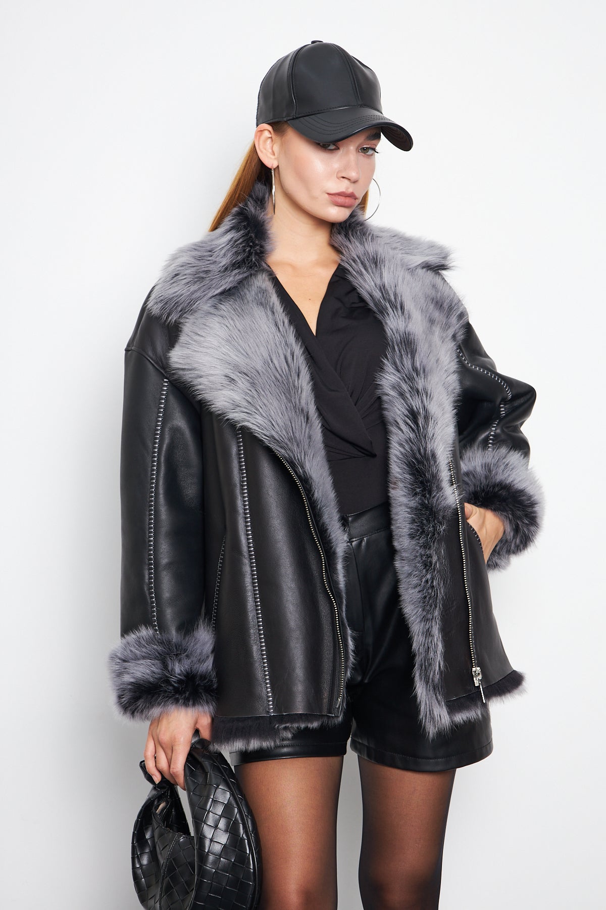 Hakiki Toscana Kürklü Manto - TK24105